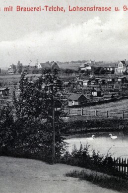 Postkarte Gärten Brauereiteich