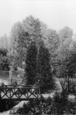 Postkarte von Schallers Garten