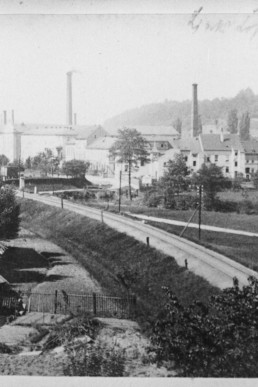Blick vom Riesenberg Richtung Bahnhofstraße