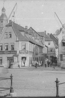 Blick von Schillerplatz zur Mittelstraße