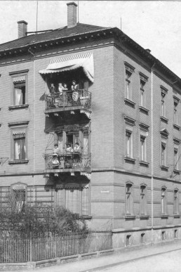 Postkarte der Wehrstraße