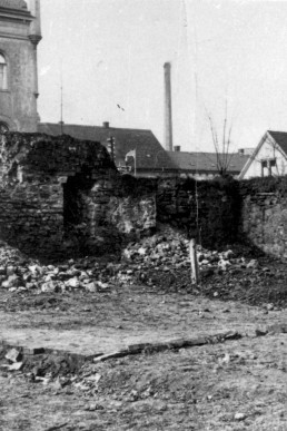 Abriss in der Schloßstraße