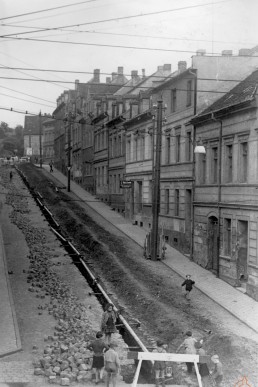 Bau einer Gasleitung