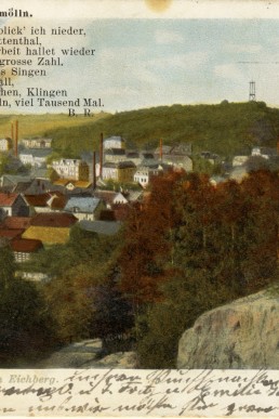 Blick vom Eichberg in Richtung Aussichtsturm