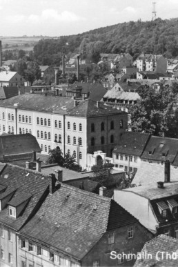 Blick vom Kirchturm in Richtung Pfefferberg
