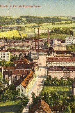 Blick vom Aussichtsturm auf die westliche Stadt