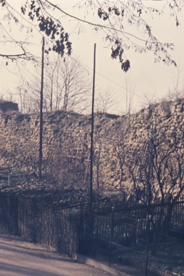 Blick auf die Stadtmauer
