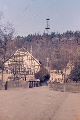 Brücke in der Grenzstraße, Knopfmuseum und Aussichtsturm