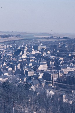 Blick vom Aussichtsturm auf die Stadtmitte