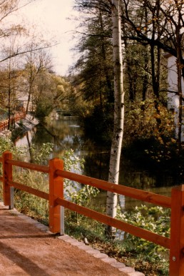 Wanderweg vom Knopfmuseum zum Hausmühlenwehr