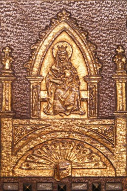 Detail der Mappe für d. Ehrenbürgerbrief von Kommerzienrat Hermann Donath