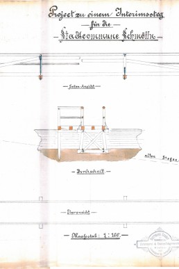 Steg über die Sprotte am Schillerplatz