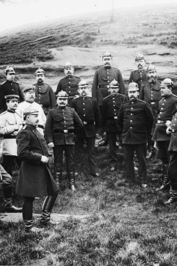 Gruppenfoto der Zugführer des Brauerei-Spritzenzuges