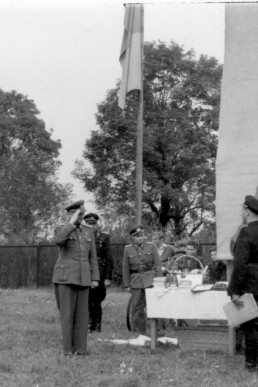 Meldung der Bezirksausscheidteilnehmer an den Chef der VP des Bezirkes Leipzig
